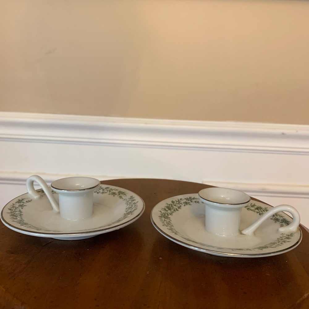 Vintage Mikasa Montclair Candle Holders
